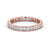 Full Eternity Ring, Round Cut Rub Over Setting