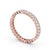 Full Eternity Ring, Round Cut Rub Over Setting