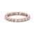 Full Eternity Ring, Round Cut Vintage Design