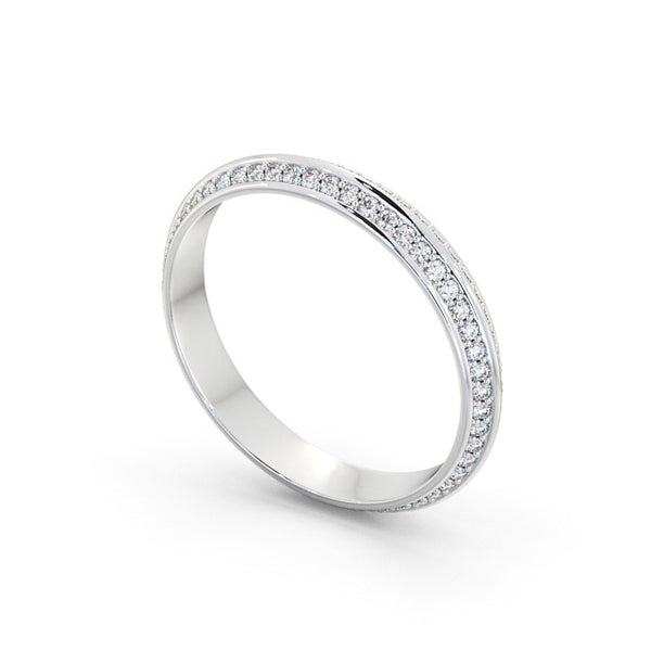 Full Eternity Ring, Double Edged Round Cut
