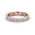 Full Eternity Ring, Round Cut Double Row