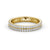 Full Eternity Ring, Round Cut Double Row
