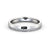 Full Eternity Ring, Offset Round Cut Stones
