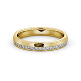 Full Eternity Ring, Offset Round Cut Stones