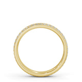 Full Eternity Ring, Offset Round Cut Stones
