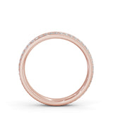 Full Eternity Ring, Offset Round Cut Stones