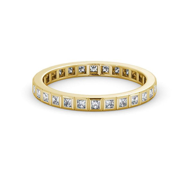 Full Eternity Ring, Round Cut Vintage Design