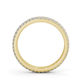 Full Eternity Ring, Round Cut Double Row