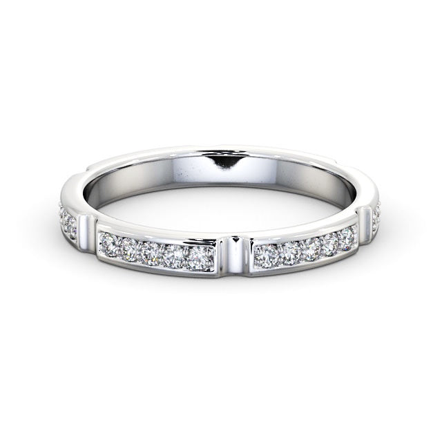 Full Eternity Ring, Round Cut Contemporary Design