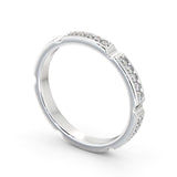 Full Eternity Ring, Round Cut Contemporary Design