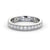 Full Eternity Ring, Round Cut With Migrain Edge