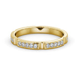 Full Eternity Ring, Round Cut Contemporary Design