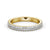 Full Eternity Ring, Round Cut Double Row