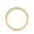 Half Eternity Ring, Round Cut Shaped Design