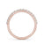 Half Eternity Ring, Round Cut Shaped Design