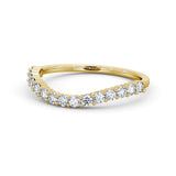 Half Eternity Ring, Round Cut Shaped Design