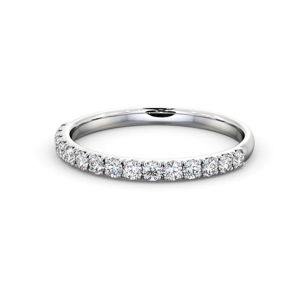 Round Cut Classic Half Eternity Ring