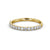 Round Cut Classic Half Eternity Ring