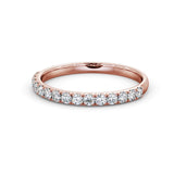 Round Cut Classic Half Eternity Ring