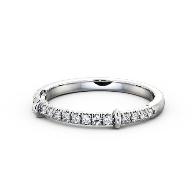 Half Eternity Ring, Vintage Design, Round Cut