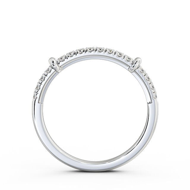 Half Eternity Ring, Vintage Design, Round Cut