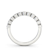 Half Eternity Ring, Round Cut Bubble Ring