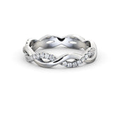 Full Eternity Ring, Contemporary Twist Design