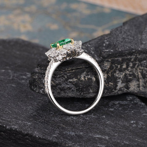 Moissanite cocktail rings discount