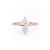 Marquise Cut Moissanite With Stone Set Shoulders