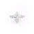 Marquise Cut Moissanite With Hidden Halo And Side Stones