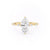 Marquise Cut Moissanite With Stone Set Shoulders