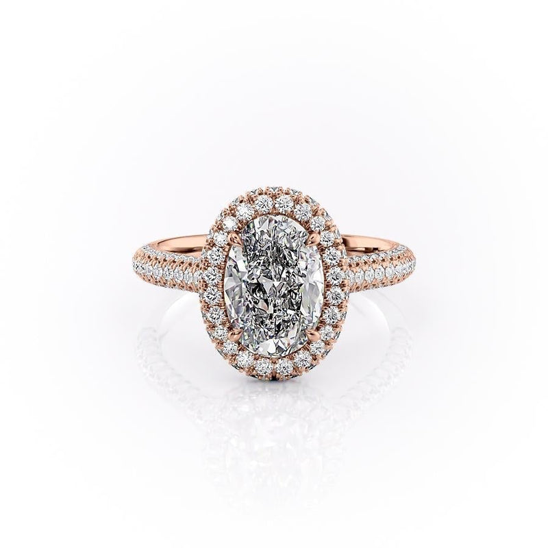 OVAL CUT MOISSANITE FULL SET