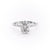 Oval Cut Moissanite Engagement Ring With Hidden Halo