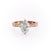 OVAL CUT MOISSANITE STONE SET SHOULDERS WITH MILGRAIN EDGE