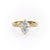OVAL CUT MOISSANITE STONE SET SHOULDERS WITH MILGRAIN EDGE