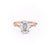 Oval Cut Moissanite Vintage Design