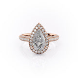 PEAR CUT MOISSANITE FULL SET