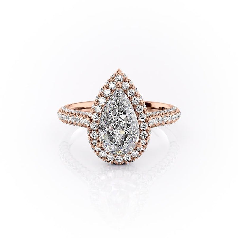 PEAR CUT MOISSANITE FULL SET