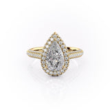 PEAR CUT MOISSANITE FULL SET