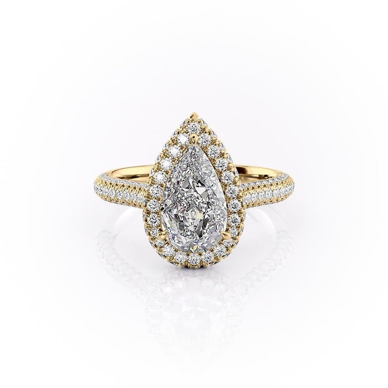 PEAR CUT MOISSANITE FULL SET
