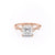 Princess Cut Moissanite Vintage Design