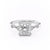 Princess Cut Moissanite Vintage Design