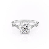 ROUND CUT MOISSANITE VINTAGE DESIGN
