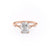 Radiant Cut Moissanite Vintage Design