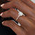 Round Cut Moissanite Vintage Design