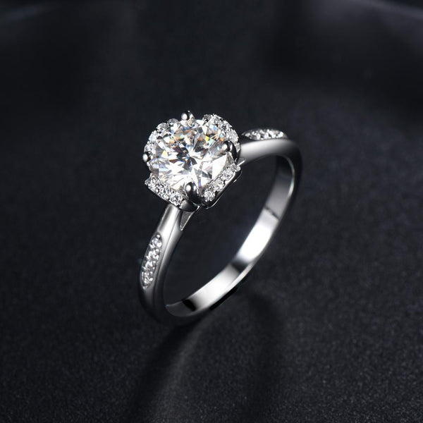 Moissanite Diamond Tension Rings, 925 Sterling Silver Moissanite Engagement  Ring, Moissanite Jewelry, Solitaire Ring, Promise Rings 