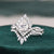 Vintage Style Bridal Ring Set, Oval Cut Center Stone