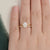 Bridal Ring Set, Oval Cut Center Stone