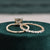 Bridal Ring Set, Princess Cut Center Stone