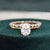 Bridal Ring Set, Pear Cut Center Stone